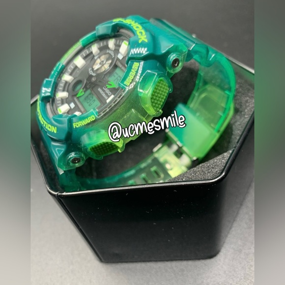 Casio G-SHOCK GAX100 Green Sports Men's Watch - Picture 7 of 13